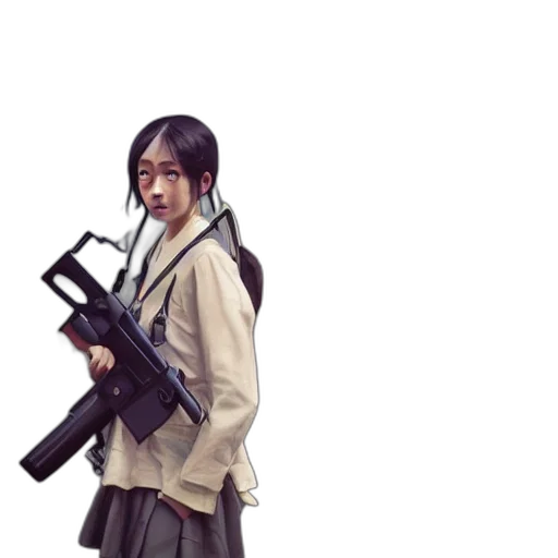 weapon, staff, jacket, sword transparent PNG cut-out