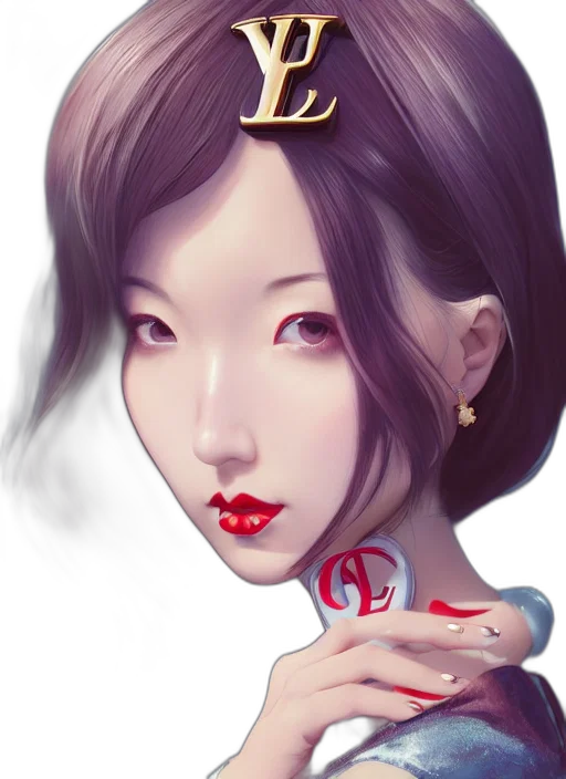 face, jewelry, photorealistic, fantasy art transparent PNG cut-out
