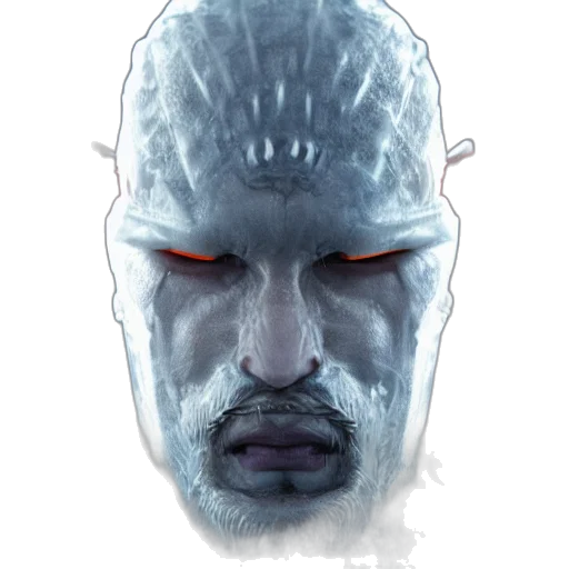 face, mask, creature, staff transparent PNG cut-out