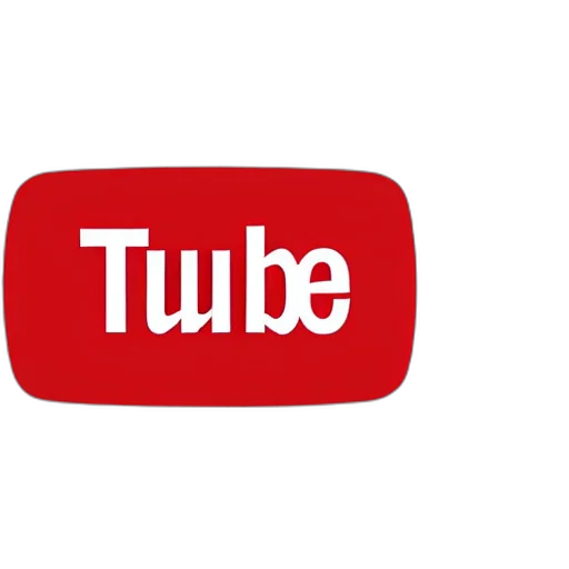 3d render, new, logo, youtube transparent PNG cut-out