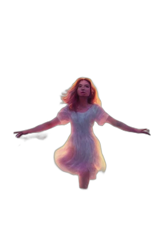 dress, creature, hair, concept art transparent PNG cut-out