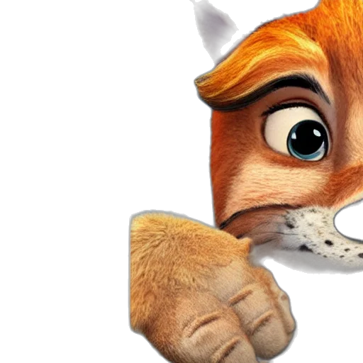 animal, staff, face, creature, 3d render, concept art, photorealistic, cartoon transparent PNG cut-out