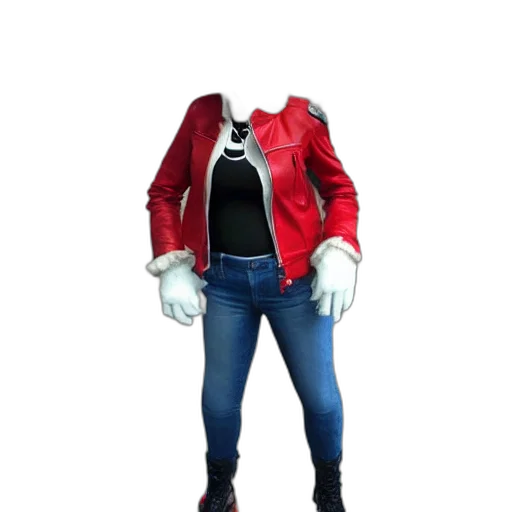 jacket, robot, mask, creature transparent PNG cut-out