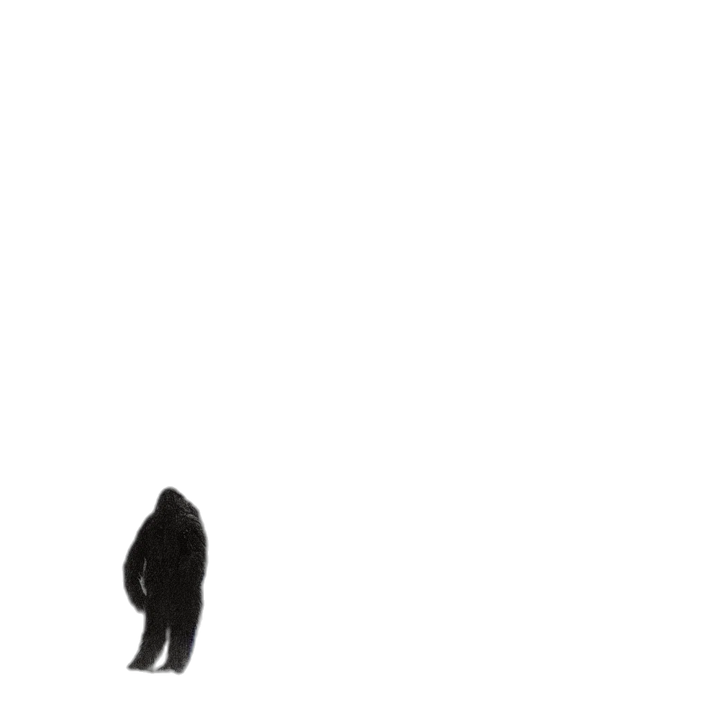 creature, animal, mask, dress, concept art, pixel art, 3d render, photorealistic transparent PNG cut-out