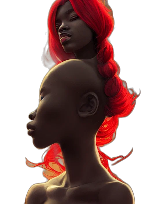 crown, face, hair, mask transparent PNG cut-out