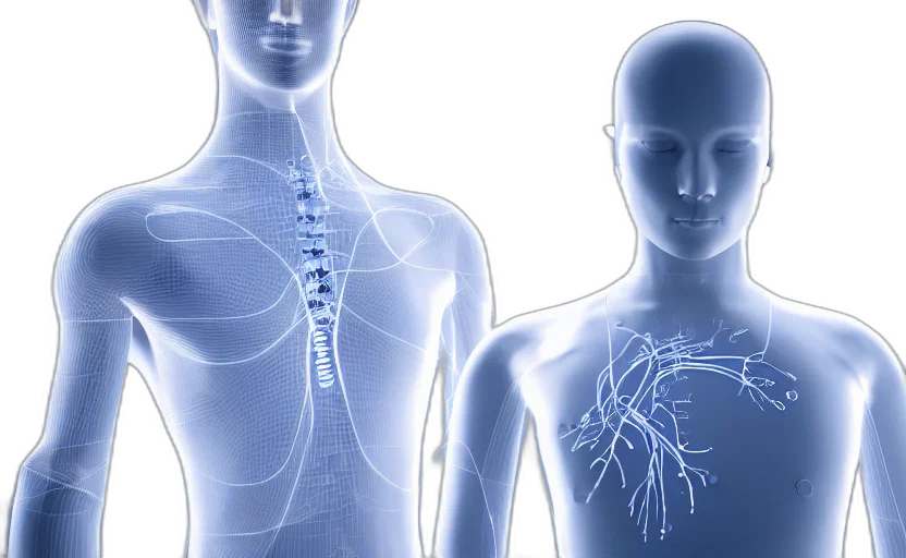 human, performance, wireframe, body transparent PNG cut-out