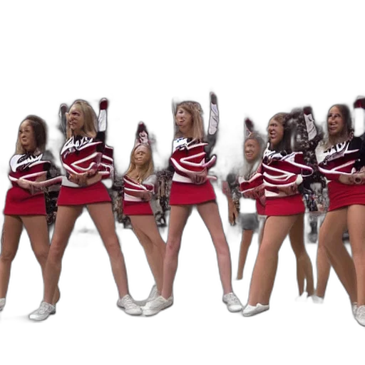 pyramid, cheerleader transparent PNG cut-out