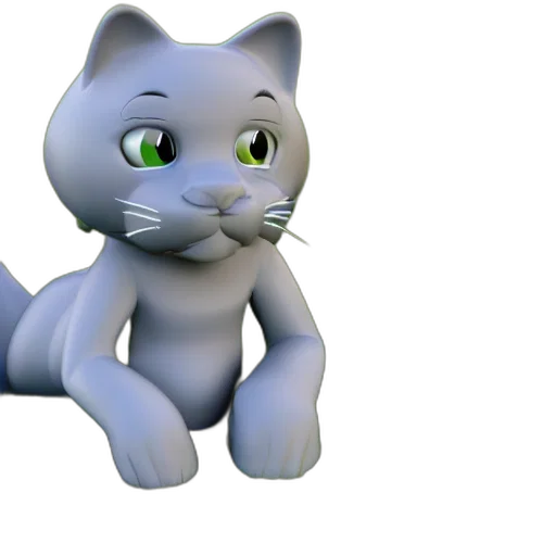 animal, 3d render, concept art, cartoon transparent PNG cut-out