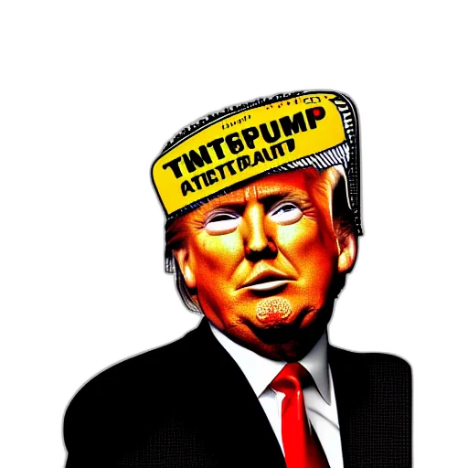 hat, cartoon, donald, trump transparent PNG cut-out