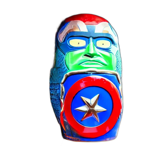 mask, 3d render, comic book art, closeup transparent PNG cut-out