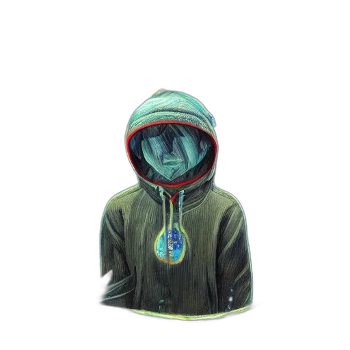 jacket, mask, face, staff transparent PNG cut-out