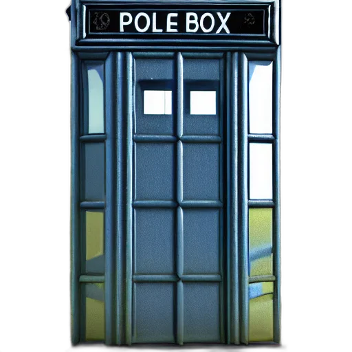 robot, outer space, police, box, shown, transparent, background, digital transparent PNG cut-out