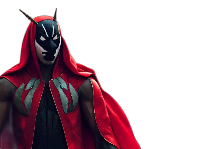 mask, concept art, film, still transparent PNG cut-out
