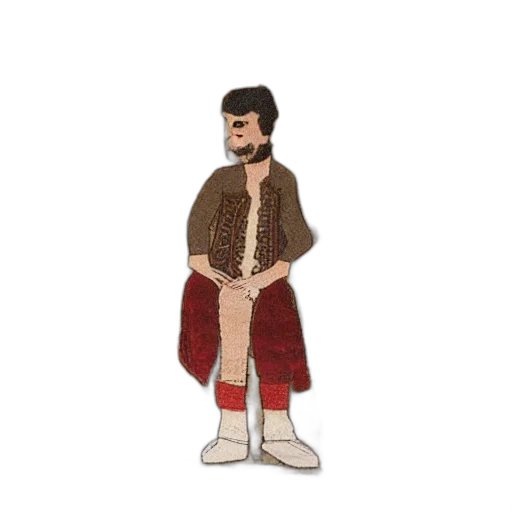 jacket, staff, cartoon, concept art transparent PNG cut-out