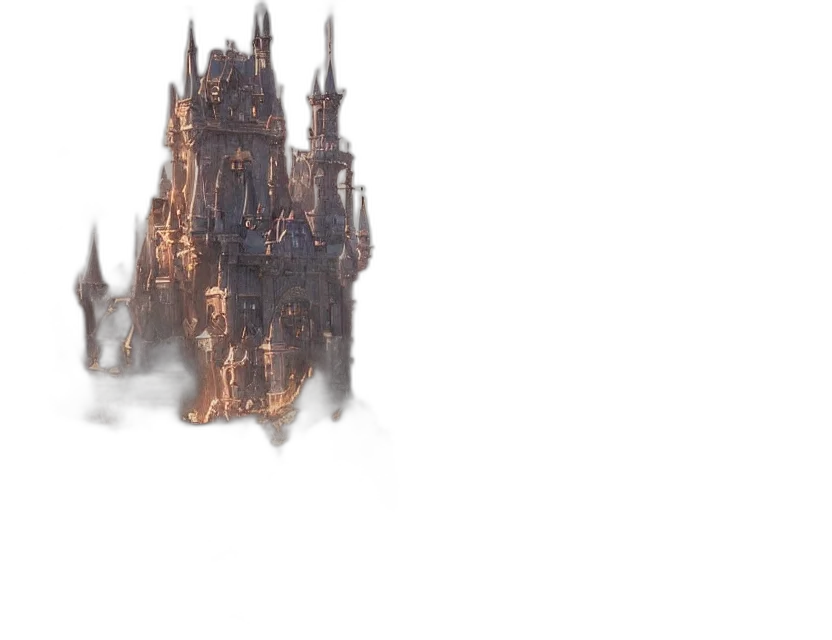 building, crown, robot, dragon transparent PNG cut-out
