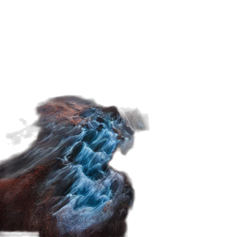 dragon, hair, creature, animal, 3d render, photorealistic, concept art, vaporwave transparent PNG cut-out