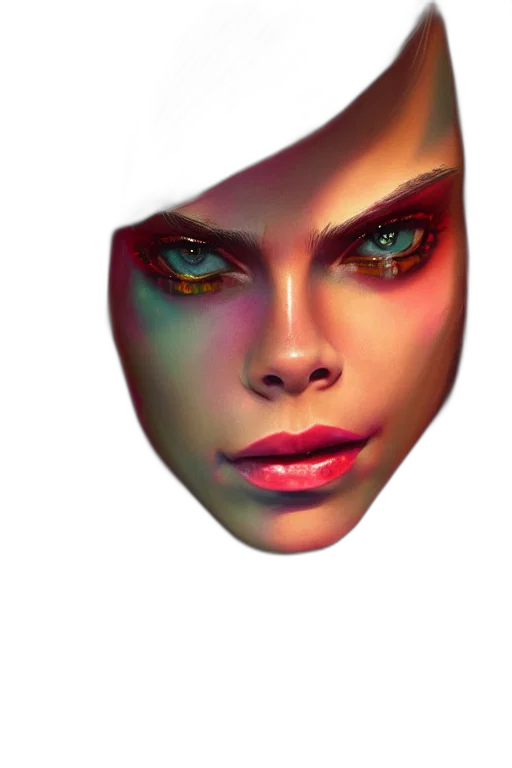 face, mask, jewelry, hat transparent PNG cut-out