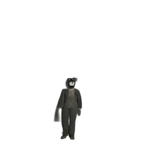 jacket, creature, staff, animal transparent PNG cut-out