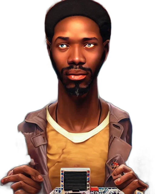 face, staff, robot, concept art transparent PNG cut-out