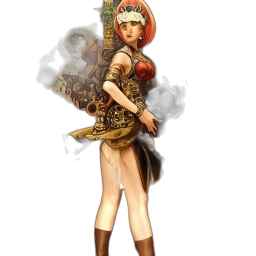 staff, dress, fantasy art, concept art transparent PNG cut-out