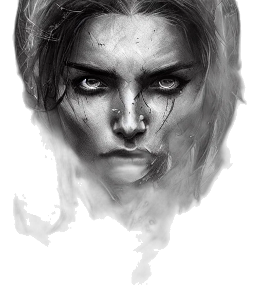 face, mask, creature, concept art, fantasy art, comic book art, photorealistic, fire transparent PNG cut-out
