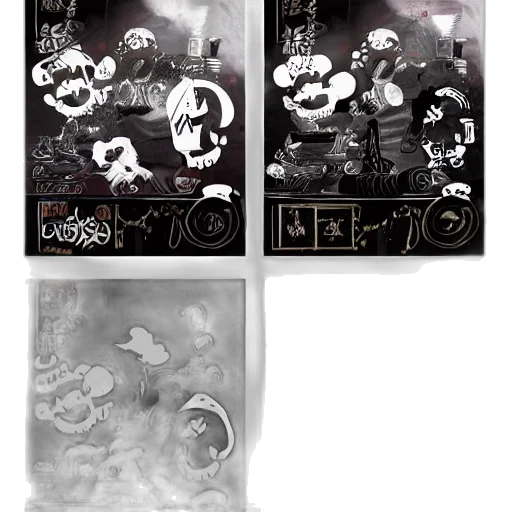 concept art, comic book art, monochrome, trending, artstation, eiichiro, oda, style transparent PNG cut-out