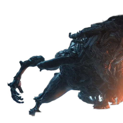 dragon, creature, mask, hair transparent PNG cut-out