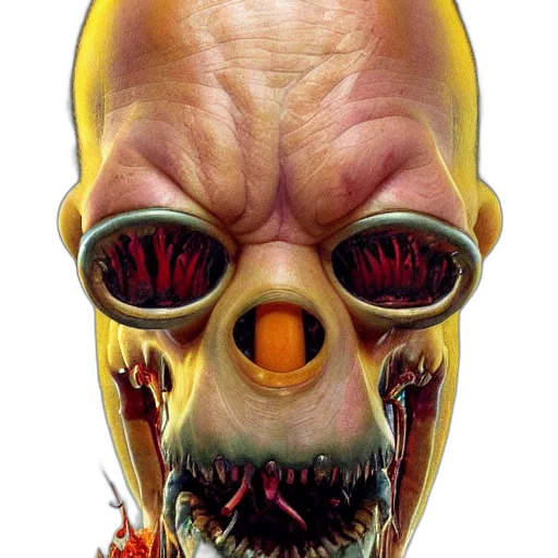 mask, face, creature, robot transparent PNG cut-out