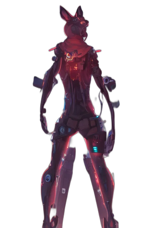 robot, staff, weapon, mask transparent PNG cut-out