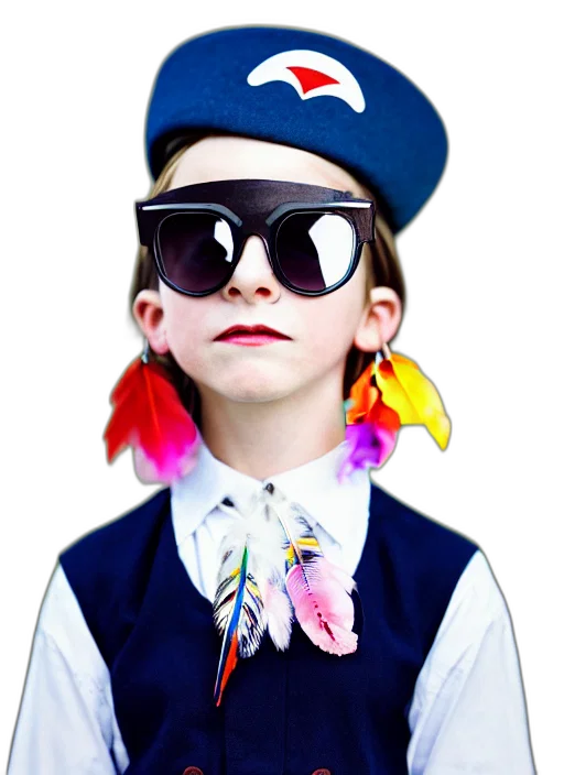 hat, staff, face, photorealistic, cartoon, 3d render, concept art, colorful transparent PNG cut-out