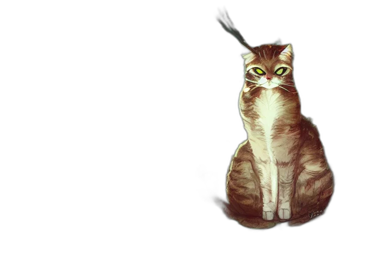 animal, staff, creature, hat, photorealistic, concept art, 3d render, pixel art transparent PNG cut-out