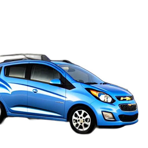 car, 3d render, photorealistic, chevrolet, spark, turned, into, suv transparent PNG cut-out