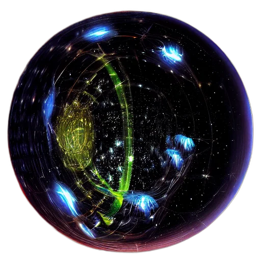 3d render, concept art, fantasy art, outer space transparent PNG cut-out