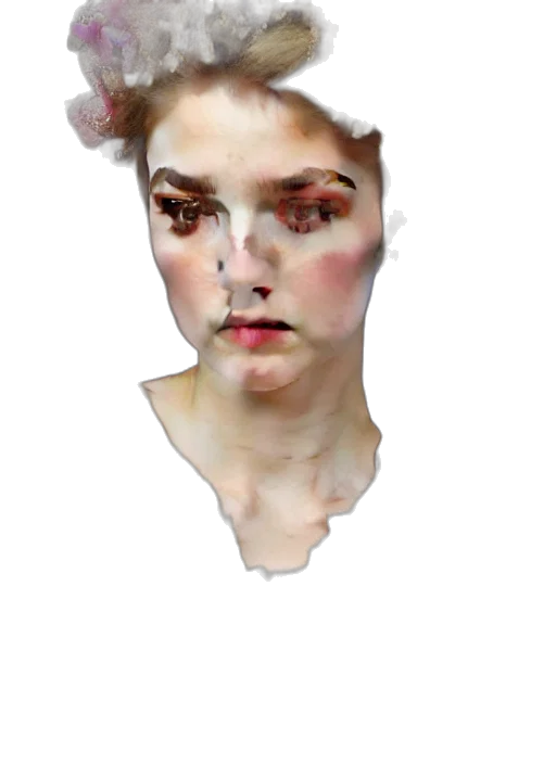 face, mask, crown, dress, photorealistic, concept art, watercolor, 3d render transparent PNG cut-out