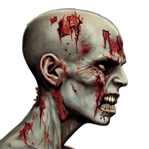 face, mask, staff, creature, photorealistic, concept art, 3d render, comic book art transparent PNG cut-out