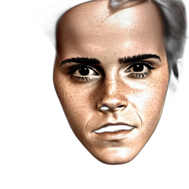face, mask, hair, robot, photorealistic, 3d render, concept art, cartoon transparent PNG cut-out