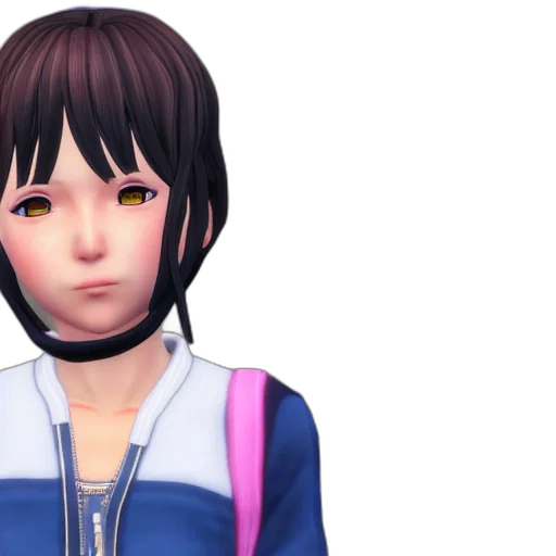 3d render, anime, photorealistic, concept art transparent PNG cut-out