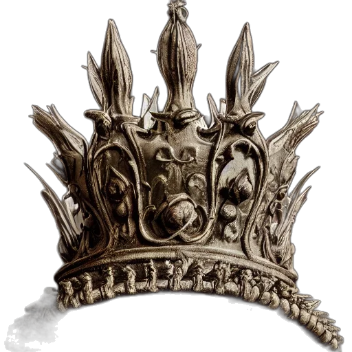 crown, jewelry, staff, hat, photorealistic, concept art, fantasy art, 3d render transparent PNG cut-out