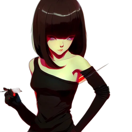 staff, weapon, dress, mask transparent PNG cut-out