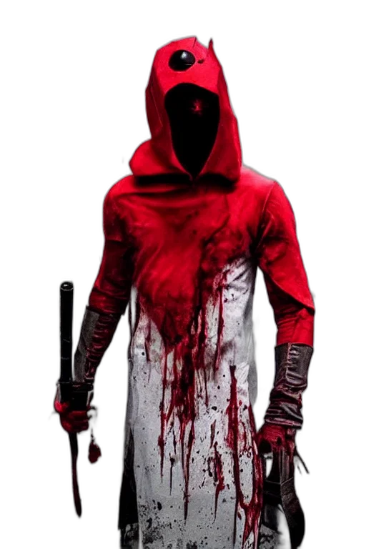 staff, jacket, mask, sword transparent PNG cut-out