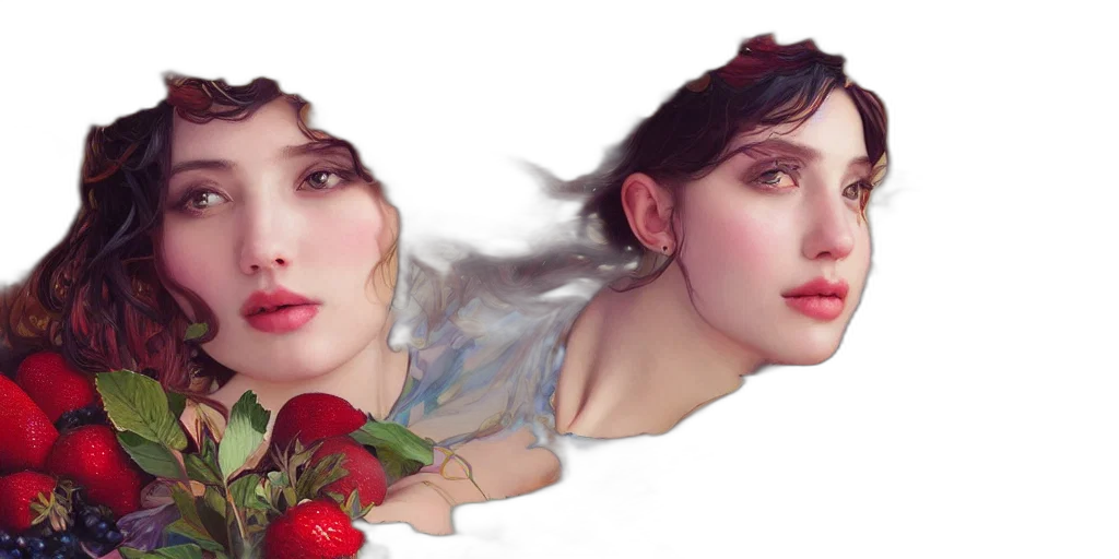 face, crown, jewelry, dress transparent PNG cut-out