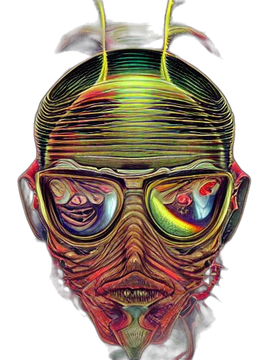 mask, face, robot, crown transparent PNG cut-out