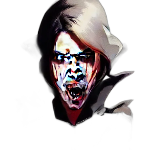 face, mask, staff, creature transparent PNG cut-out