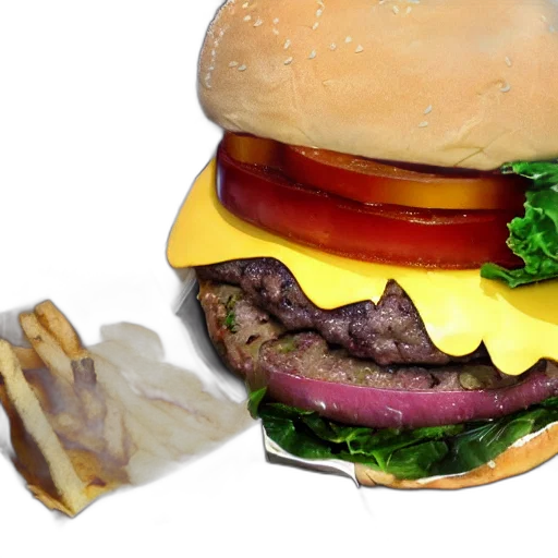 food, photorealistic, 3d render, biggest transparent PNG cut-out