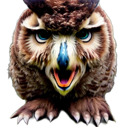 animal, face, staff, creature transparent PNG cut-out