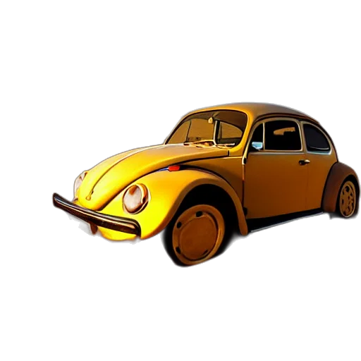 car, animal, 3d render, photorealistic transparent PNG cut-out