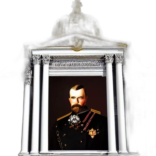 staff, crown, jewelry, face, photorealistic, oil painting, russian, emperor transparent PNG cut-out