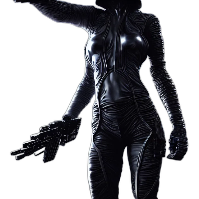 staff, robot, weapon, jacket transparent PNG cut-out