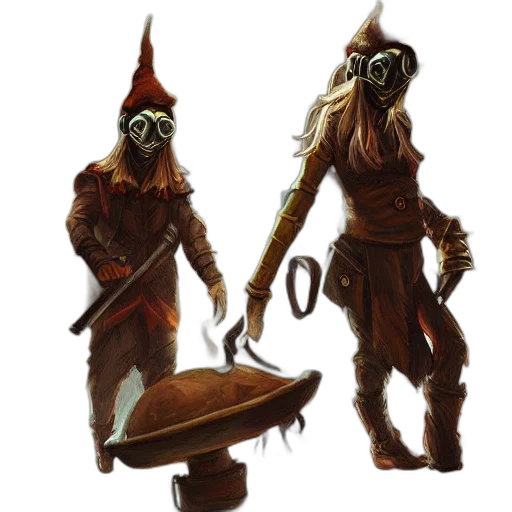 staff, mask, concept art, fantasy art transparent PNG cut-out