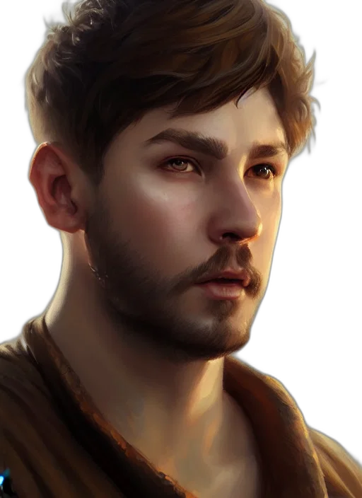 face, photorealistic, fantasy art, concept art transparent PNG cut-out
